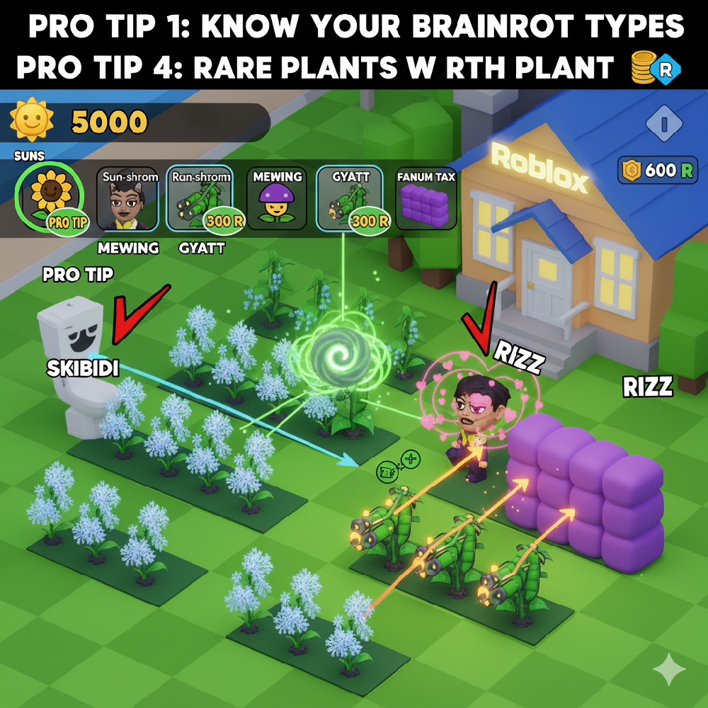 Plants vs Brainrots pro tip 4
